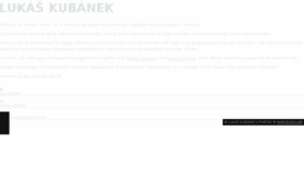 What Lukaskubanek.com website looked like in 2017 (6 years ago)
