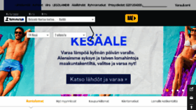 What Lomamatkat.fi website looked like in 2017 (6 years ago)