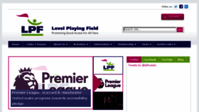What Levelplayingfield.org.uk website looked like in 2017 (6 years ago)