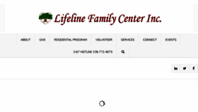What Lifelinefamilycenter.org website looked like in 2017 (6 years ago)