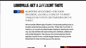 What Louisville-visitors.com website looked like in 2017 (6 years ago)