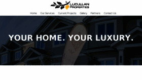 What Lucullan.ca website looked like in 2017 (6 years ago)