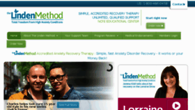 What Lindenmethodanxietyrecovery.com website looked like in 2017 (6 years ago)