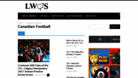 What Lastwordoncanadianfootball.com website looked like in 2017 (6 years ago)