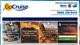 What Love2gocruise.co.uk website looked like in 2017 (6 years ago)