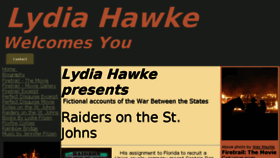 What Lydiahawke.us website looked like in 2017 (6 years ago)