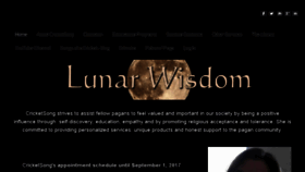 What Lunarwisdom.net website looked like in 2017 (6 years ago)