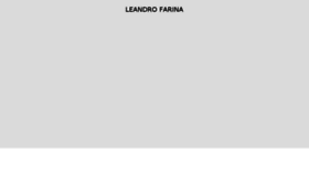 What Leandrofarina.com website looked like in 2017 (6 years ago)