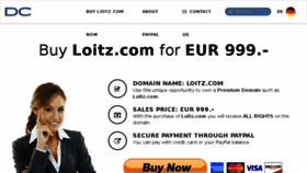 What Loitz.com website looked like in 2017 (6 years ago)