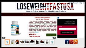What Loseweightfastusa.com website looked like in 2017 (6 years ago)