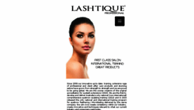 What Lashtique.com.au website looked like in 2017 (6 years ago)