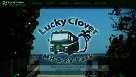 What Luckycloverrv.com website looked like in 2017 (6 years ago)