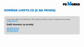 What Livetv.cz website looked like in 2017 (6 years ago)