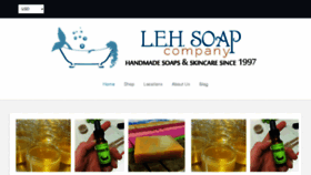 What Lehsoap.com website looked like in 2017 (6 years ago)