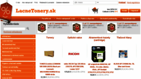 What Lacnetonery.sk website looked like in 2017 (6 years ago)