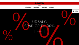 What Lloyd-shop.dk website looked like in 2017 (6 years ago)