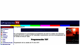 What Laprogramacion.tv website looked like in 2017 (6 years ago)