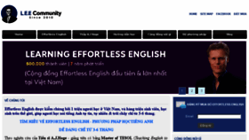 What Learningeffortlessenglish.com website looked like in 2017 (6 years ago)