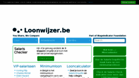 What Loonwijzer.be website looked like in 2017 (6 years ago)