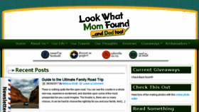 What Lookwhatmomfound.com website looked like in 2017 (6 years ago)