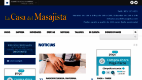 What Lacasadelmasajista.com website looked like in 2017 (6 years ago)