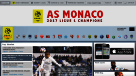 What Ligue1.com website looked like in 2017 (6 years ago)