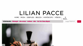 What Lilianpacce.com.br website looked like in 2017 (6 years ago)