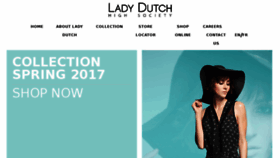 What Ladydutch.com website looked like in 2017 (6 years ago)