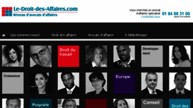What Le-droit-des-affaires.com website looked like in 2017 (6 years ago)