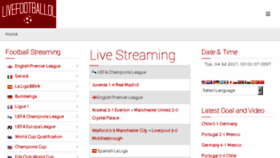 What Livefootballol.tv website looked like in 2017 (6 years ago)