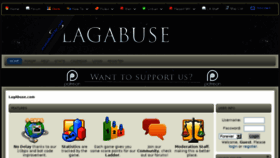 What Lagabuse.com website looked like in 2017 (6 years ago)