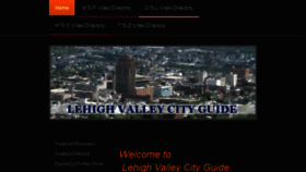 What Lehighvalleycityguide.com website looked like in 2017 (6 years ago)
