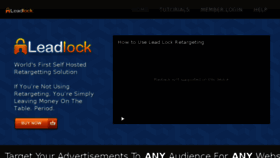 What Leadlock.co website looked like in 2017 (6 years ago)