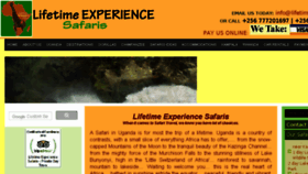 What Lifetimesafaris.com website looked like in 2017 (6 years ago)