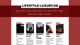 What Lifestyle-luxury.de website looked like in 2017 (6 years ago)