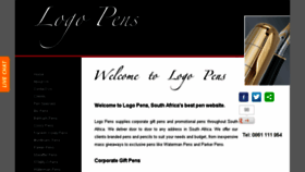 What Logopens.co.za website looked like in 2017 (6 years ago)