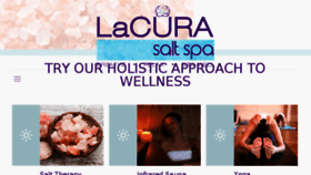 What Lacurasaltspa.com website looked like in 2017 (6 years ago)