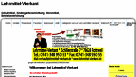 What Lehrmittel-vierkant.de website looked like in 2017 (6 years ago)