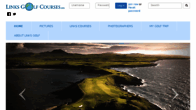 What Linksgolfcourses.com website looked like in 2017 (6 years ago)
