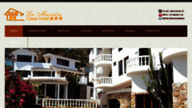 What Lamansioncasahotel.com website looked like in 2017 (6 years ago)
