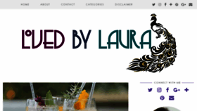 What Lovedbylaura.com website looked like in 2017 (6 years ago)