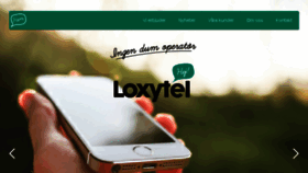 What Loxytel.se website looked like in 2017 (6 years ago)