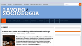 What Lavorosociologia.it website looked like in 2017 (6 years ago)