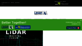 What Lidarmap.org website looked like in 2017 (6 years ago)