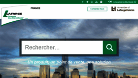 What Lafarge-france.fr website looked like in 2017 (6 years ago)