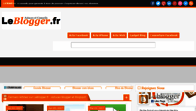 What Leblogger.fr website looked like in 2017 (6 years ago)