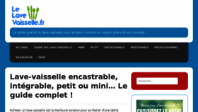 What Lelavevaisselle.fr website looked like in 2017 (6 years ago)