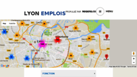 What Lyon-emplois.com website looked like in 2017 (6 years ago)