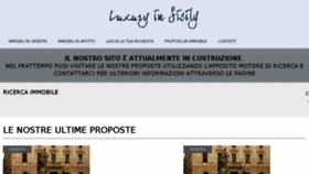 What Luxuryinsicily.net website looked like in 2017 (6 years ago)