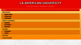 What Laamericanuniversity.edu.ni website looked like in 2017 (6 years ago)